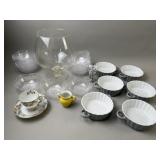 Hand Painted Cup & Saucer, Bakeware & More