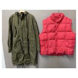 Lands End XXL Goose Down Vest & Womenï¿½s Coat