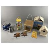 Bird Feeder, Bird House, Teapots & Home Decor