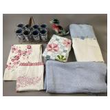 MCM Hazel Atlas Glasses & Caddy & More