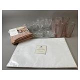 Vintage Style Hobnail Bunny Glasses & More