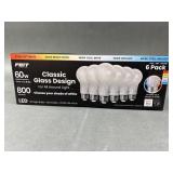 FEIT Electric 6 Pack Classic Glass Design