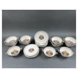 Wedgwood Patrician Windermere Plates & Soup Bowls