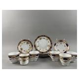 Vtg Rosina Bone China Teacup Saucers & More