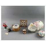 Emmett Kelly, Vintage Piggy Banks, Decor & More