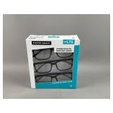 3pk Foster Grant Reading Glasses