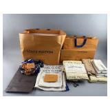 Lot Of Louis Vuitton Empty Cloth Bags & More