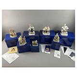 Set of 7 David Winter Original Miniature Cottages