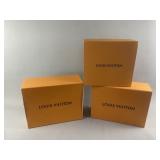 3 Empty Louis Vuitton Empty Boxes
