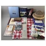 Vntg. Sewing Basket Martha Stewart Mats & More