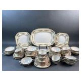 Wedgwood England Mayfair 82 Piece Dining Set