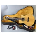 Cort SF-1 NS Acoustic Guitar, Case & More