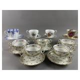 Vtg Cauldon Tea Cup & Saucer & More