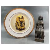 Queen Kawit Sculpture & Long Tut Plate