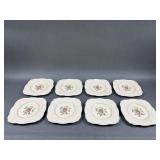 Royal Cauldon Square Luncheon Plate Set