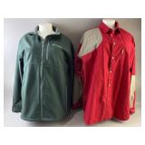 Menï¿½s Columbia XL Tall Jacket & XXL Vntg. Shirt
