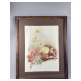 Framed/Signed Watercolor Painting by B. Weldon