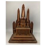 Gothic Revival Style Wooden Church Altar