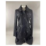 Womenï¿½s Laundry Military-Style Walker Coat
