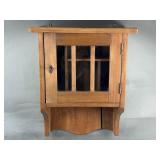 Antique Apothecary Chest Hanging Wall Cabinet