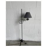 Vintage Hand Forged Wrought Iron Floor Lamp