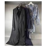 (2) Ralph Lauren Coat Dresses & Bathrobe