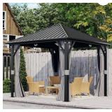 10ï¿½ x 10ï¿½ Outdoor Aluminum Frame Gazebo NIB