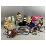 Costume Jewelry, Empty Boxes, Perfume, & More