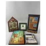 Vtg Macone Clay Decorative Wall Plaque & More
