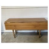 Vintage Country Pine Drop Leaf Table