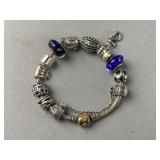Authentic Pandora Bracelet & Sterling Charms
