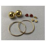 Tested 14K Gold Earrings