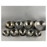 Set of Stainless Steel Mixing Bowls