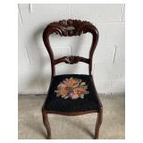 Antq Victorian-Style Carved Chair J.B.Van Sciver