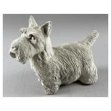 Vintage-Style Decorative Concrete Dog Statue