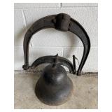 Antique Cast Iron Farm Bell