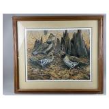Framed/Signed/#  Lithograph by J. Foote