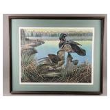Wood Ducks Print Signed & Numbered by J. Foote
