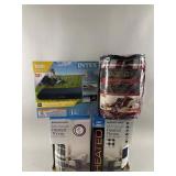 NIB Intex Twin Camping Airbed & Heated Throws