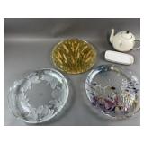 Glass Serving Platters & More