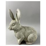 Vintage-Style Decorative Concrete Rabbit Statue