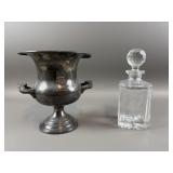 Wine Bucket & Crystal Decanter Golf Trophies