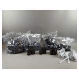 Empty Plastic Jars w/ Lids, Glass Spray Bottles