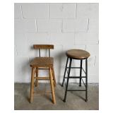 Vintage Rustic Bar Stools