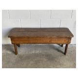 Antique Wooden Wash Bench