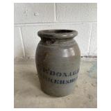 Antique Donagho Salt Glaze Stoneware Crock