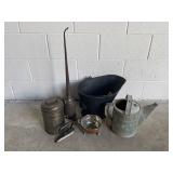 Vintage Oil Can, Watering Can & More