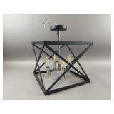 Matte Black Chandelier