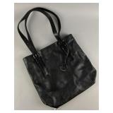 Black Leather Michael Kors Tote Bag