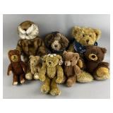 Lot of Plush Teddy Bears & More
